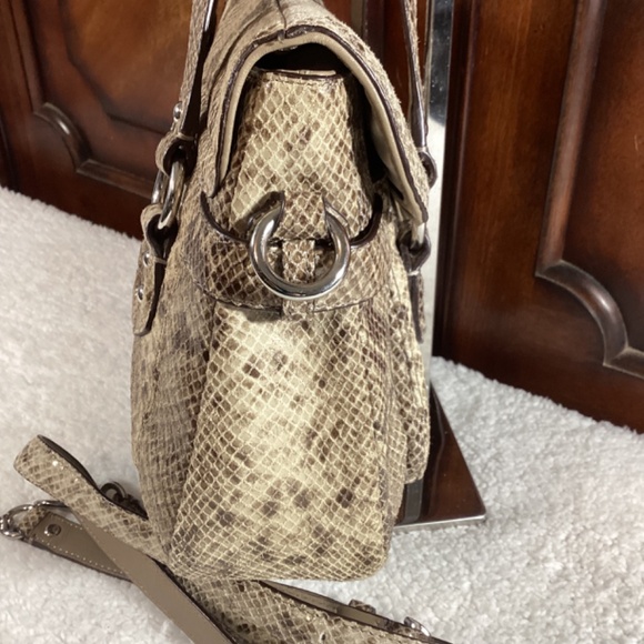 Coach Exotic Snakeskin Campbell Satchel - Picture 5 of 11